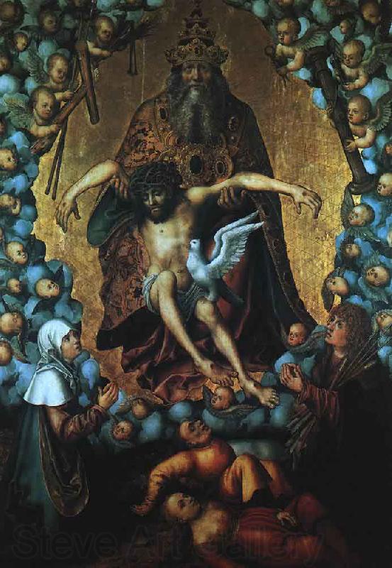 Lucas Cranach the Elder The Trinity Norge oil painting art